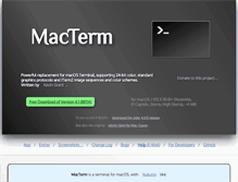 Tablet Screenshot of macterm.net